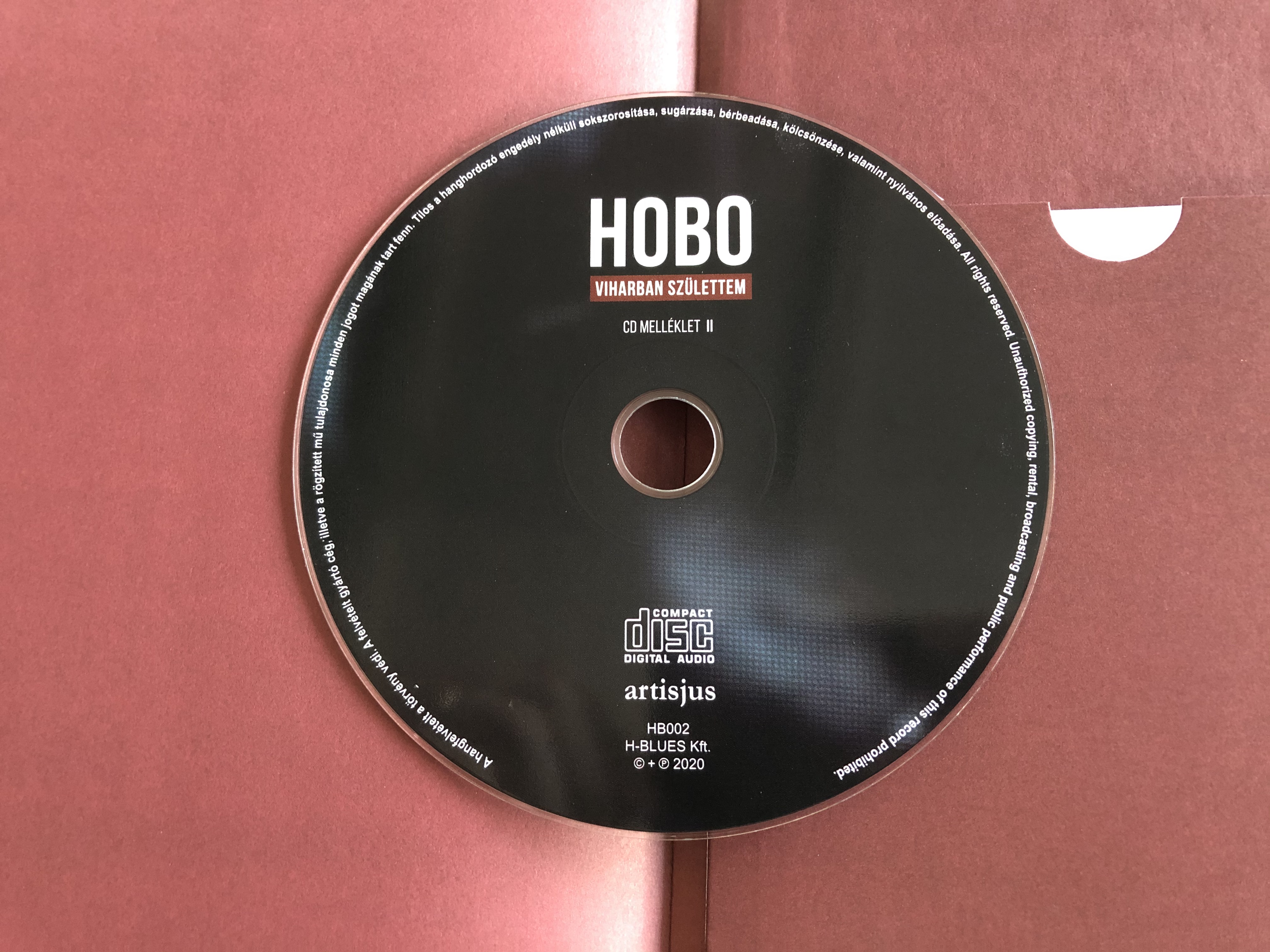 Hobo - Viharban Születtem - Book with 2 CDs  1